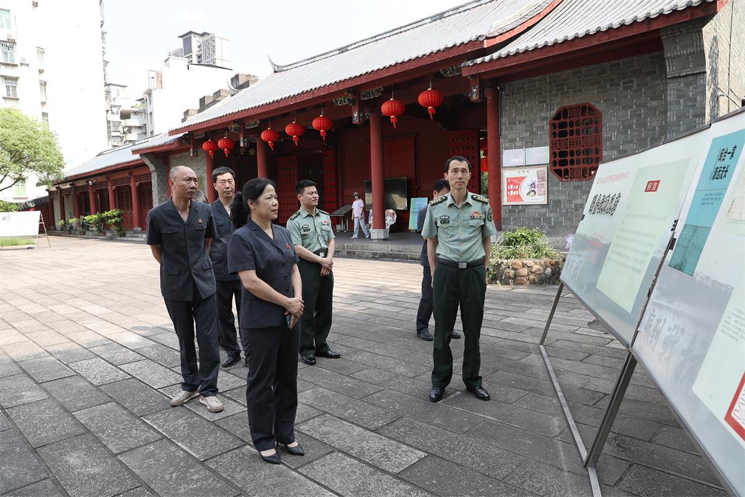 组织军地法院法官参观永安抗战旧址群